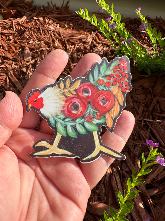 Hen Sticker